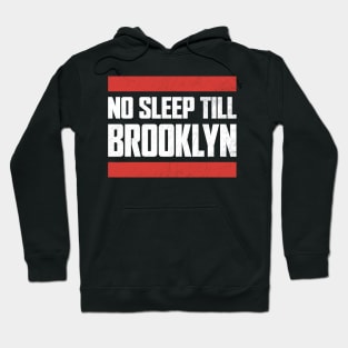 No Sleep Till Brooklyn Distressed Hoodie